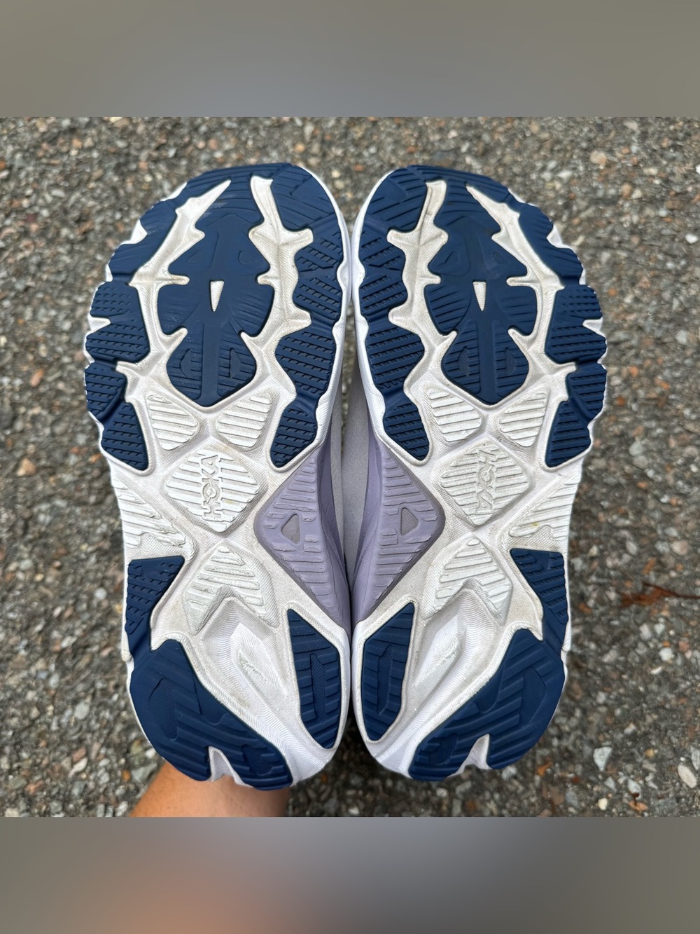 Hoka One One Arahi Shoes Womens 10 White Blue Running Walking Gym Active Lace - Picture 8 of 8